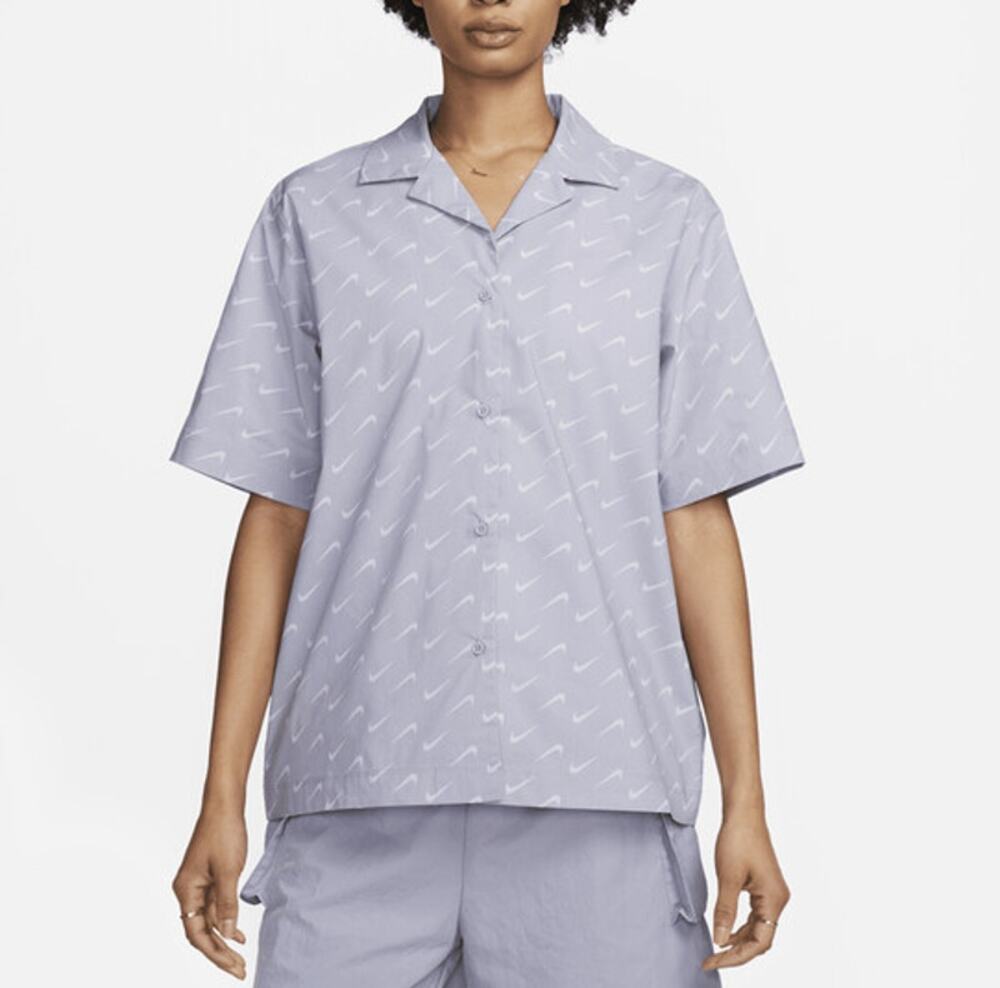 New ~ NIKE ~ Sportswear Everyday Modern Woven Top Size XL Ret $78